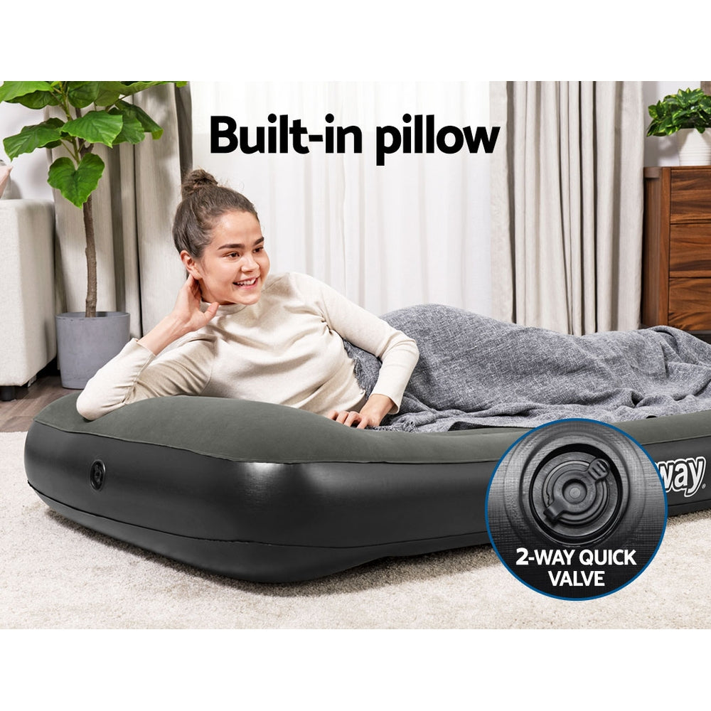 Bestway Single Air Mattress Inflatable Bed 30cm Grey