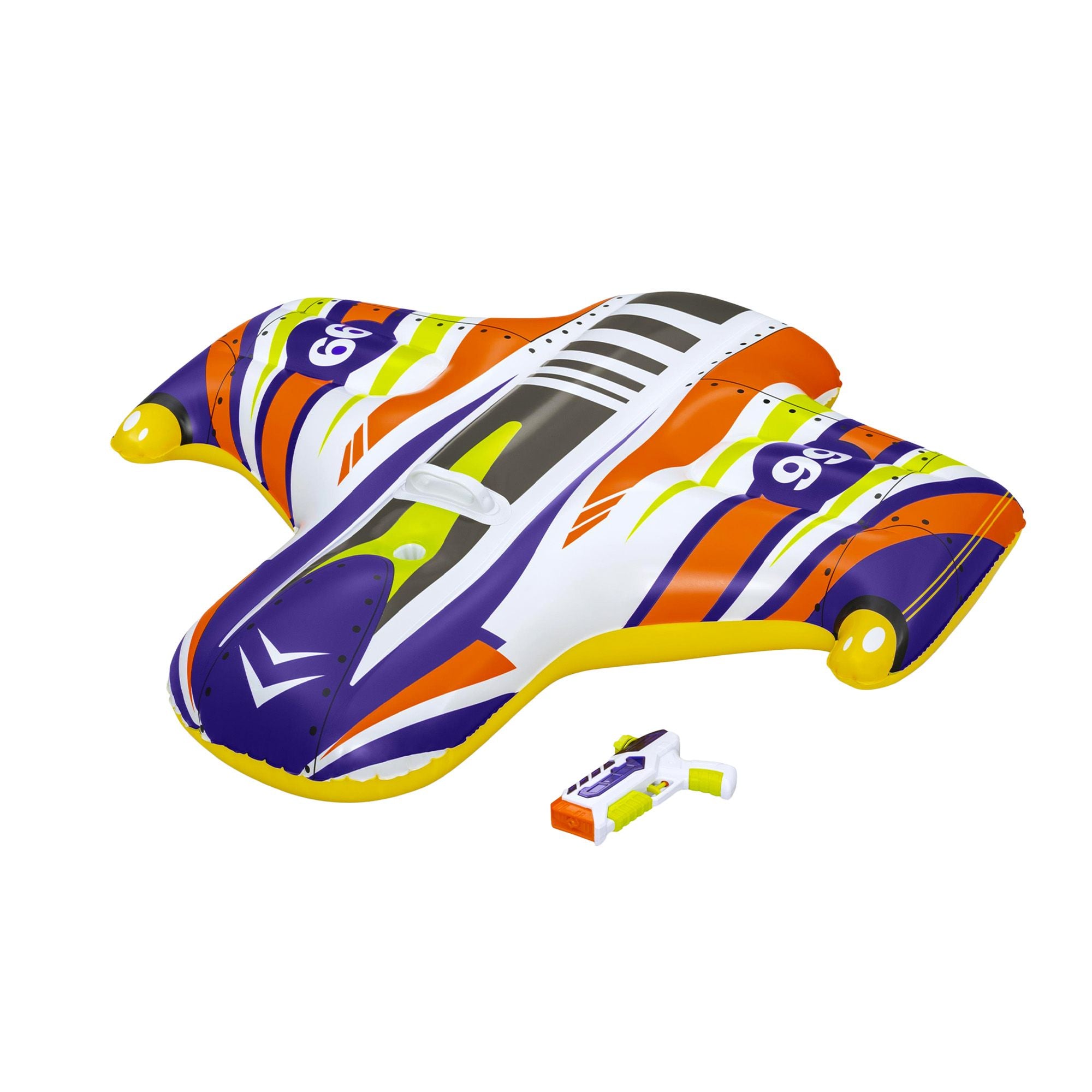 Bestway Spaceship Ride-On Pool Float Toy Floaties for Kids 45kg Capacity
