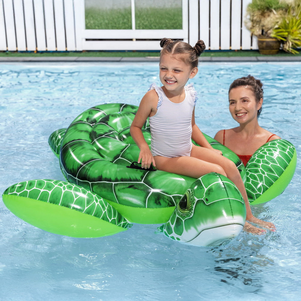 Bestway Turtle Rider Inflatable Pool Float 153x140cm Kids