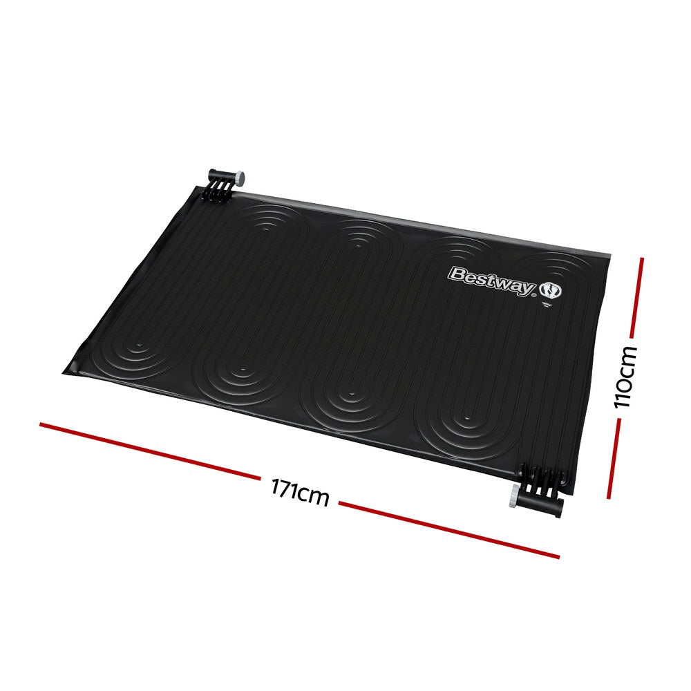 Bestway 110x171cm Solar Pool Heater Pad Black
