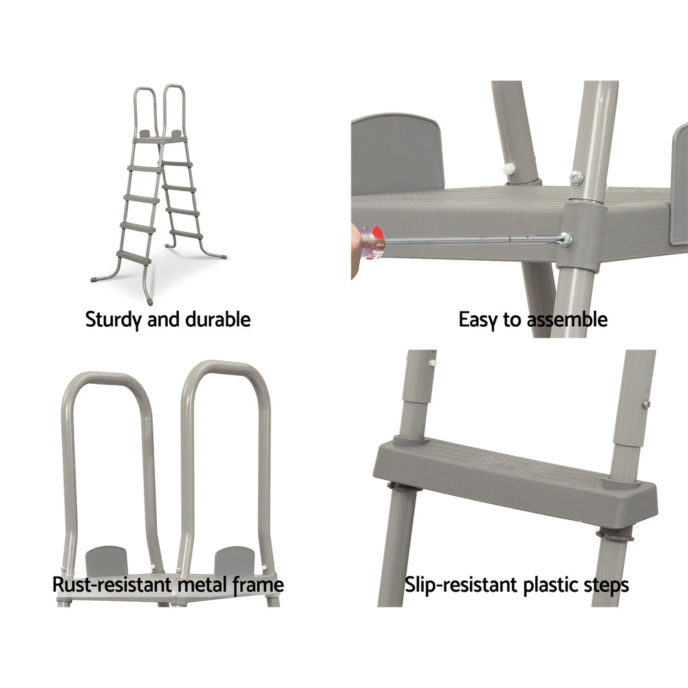 Bestway Above Ground Pool Ladder with Removable Steps