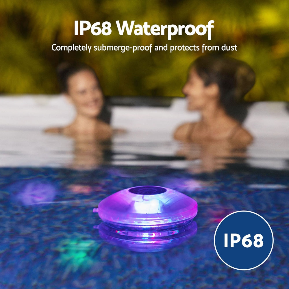 FloatBright LED Pool Light 7-Mode Multicolour Waterproof
