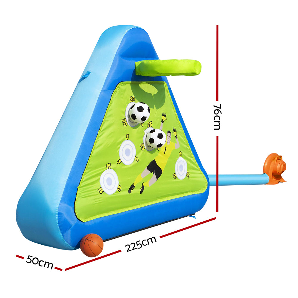 Triple Play Inflatable Sports Board 225cm Kids Outdoor Basketball Soccer Baseball