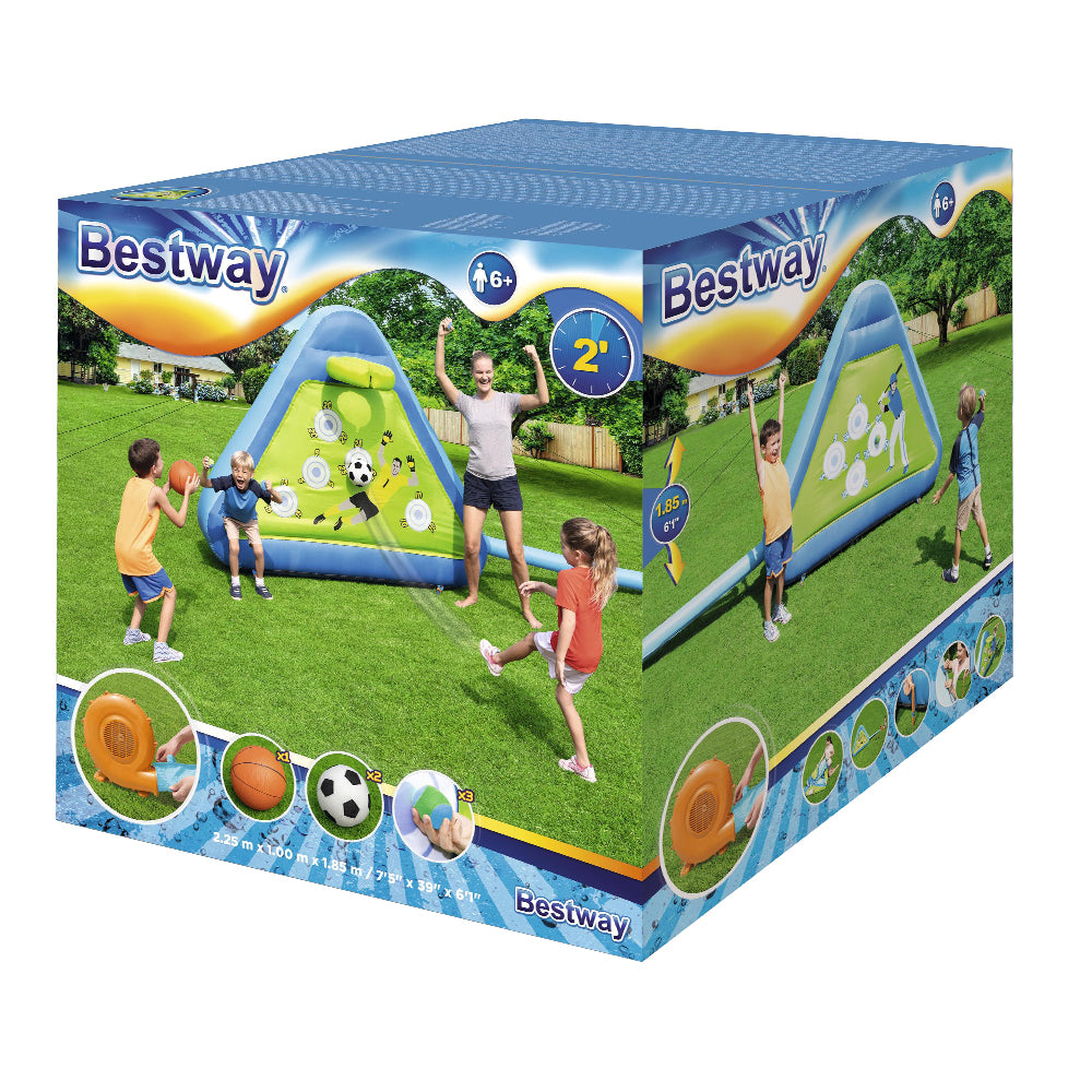 Triple Play Inflatable Sports Board 225cm Kids Outdoor Basketball Soccer Baseball