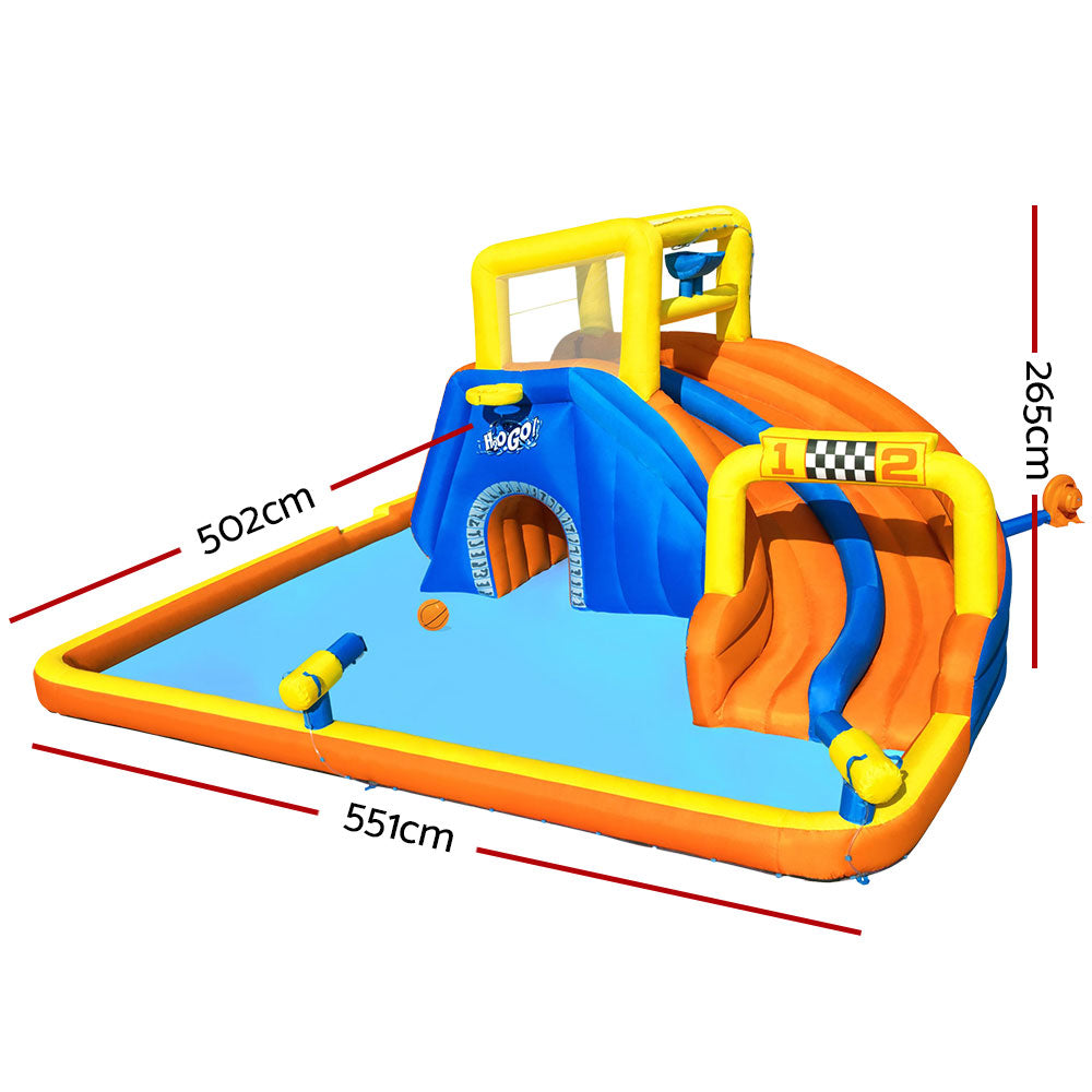 H2OGO! Super Speedway Inflatable Water Park 551cm Kids Slide Pool