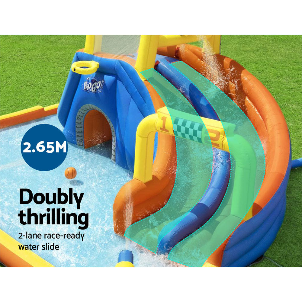 H2OGO! Super Speedway Inflatable Water Park 551cm Kids Slide Pool