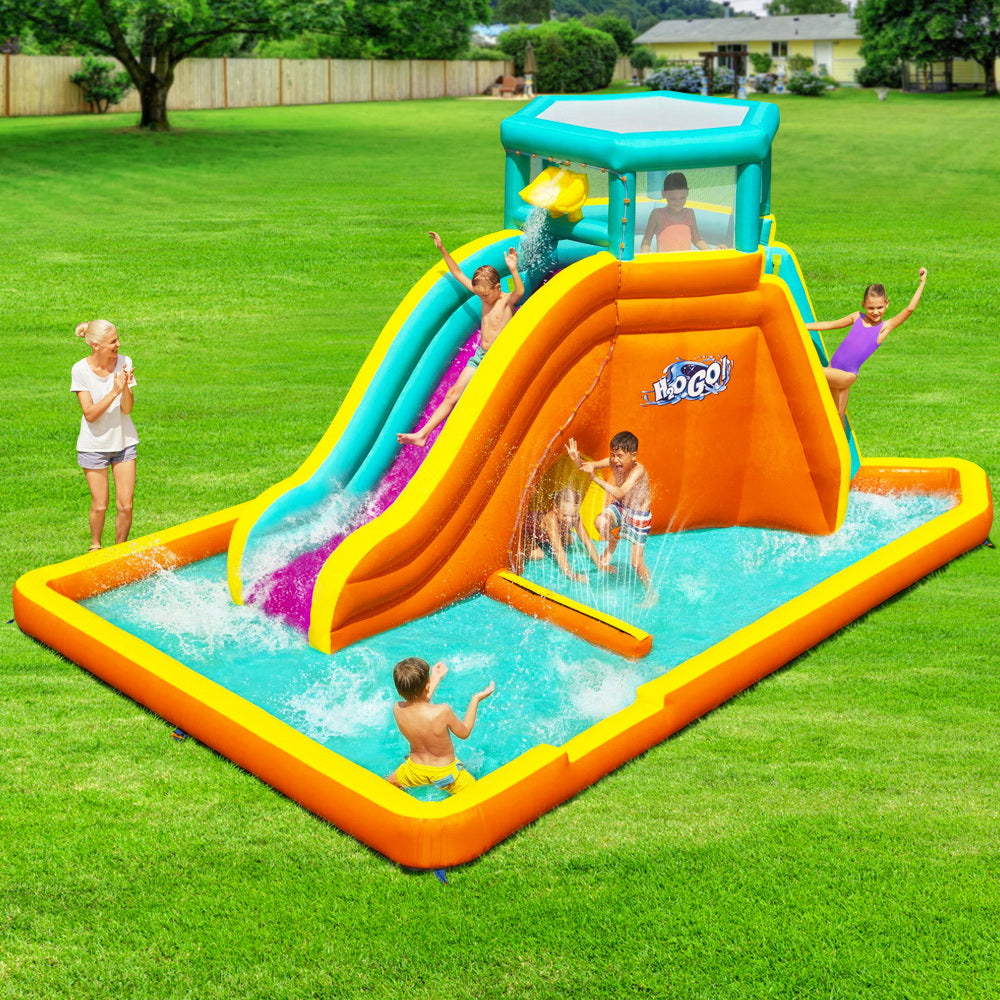 Bestway Water Slide Park 565x373x265cm Kids Swimming Pool Inflatable Play Centre