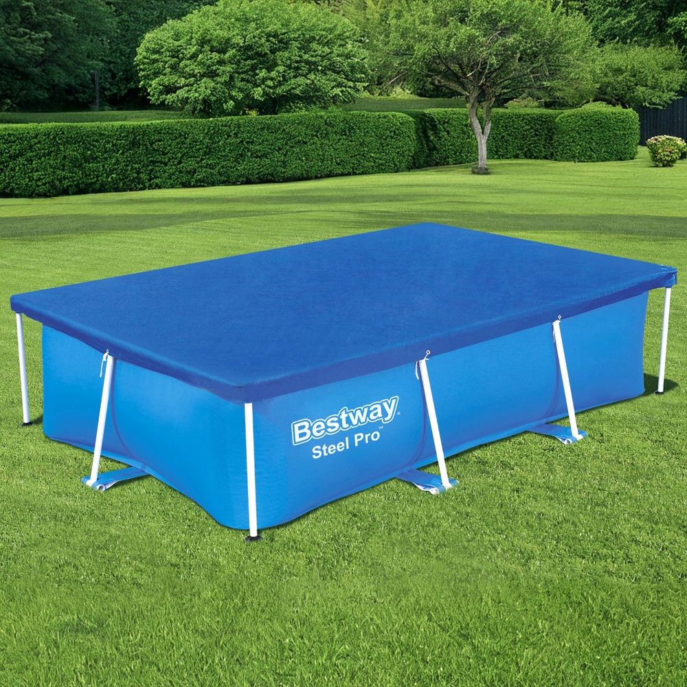 Bestway Rectangle Pool Cover 264x174cm for 259x170cm Pools