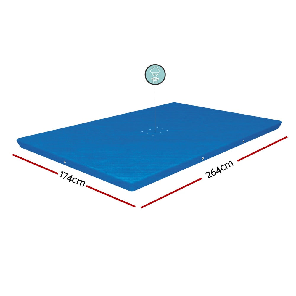 Bestway 264x174cm Rectangle Pool Cover PE UV-Resistant