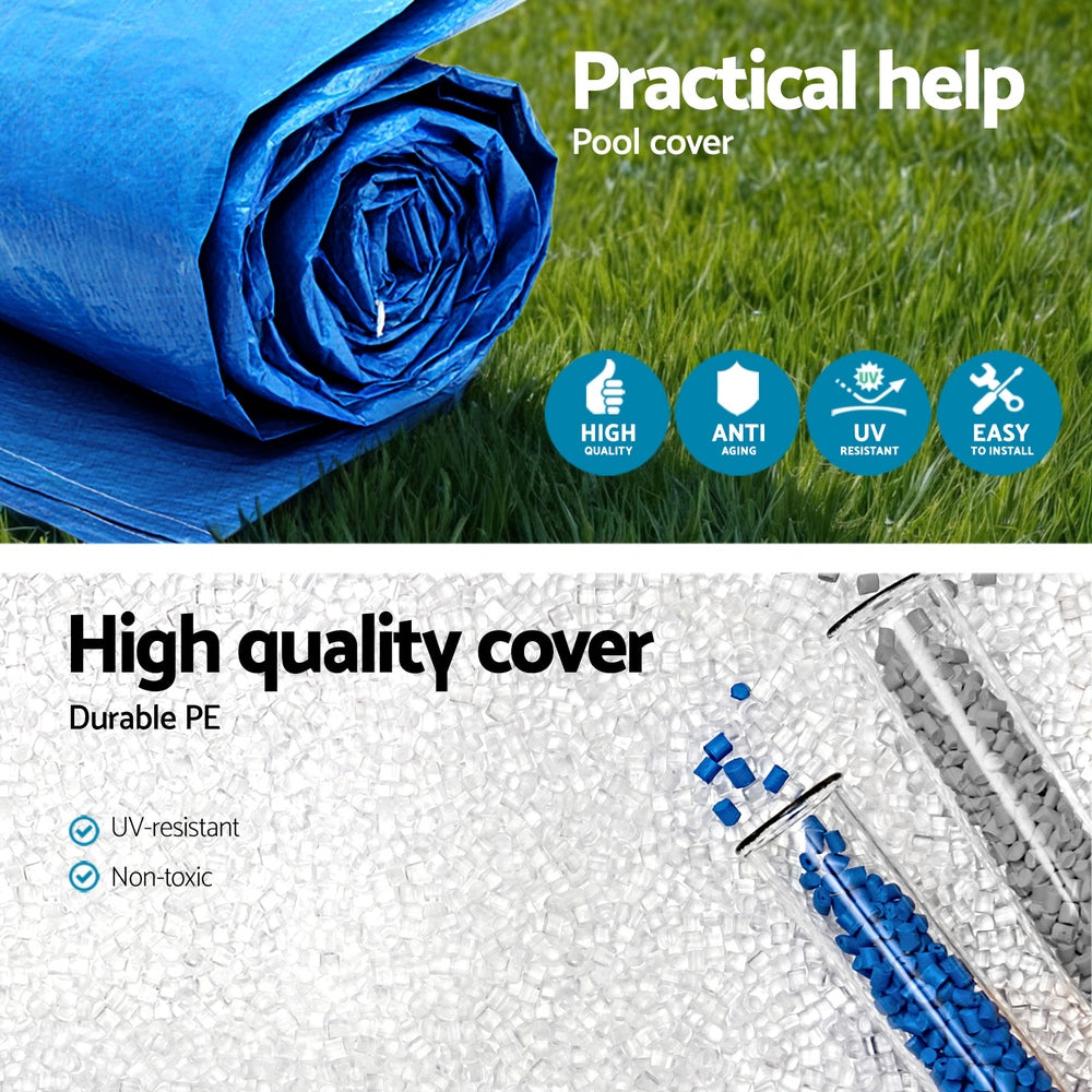 Bestway 264x174cm Rectangle Pool Cover PE UV-Resistant