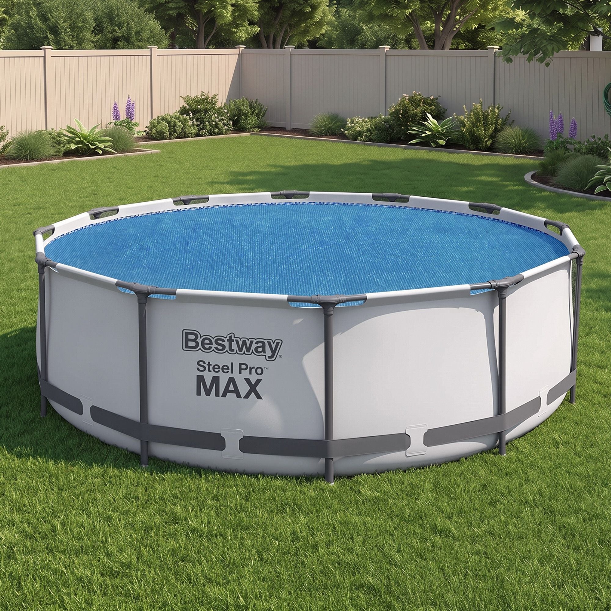 Bestway Pool Cover Solar Fits 3.66m Round Above Ground Swimming Pool Blanket