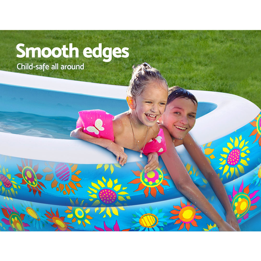 Bestway 305x183cm Kids Inflatable Above-Ground Pool 1161L