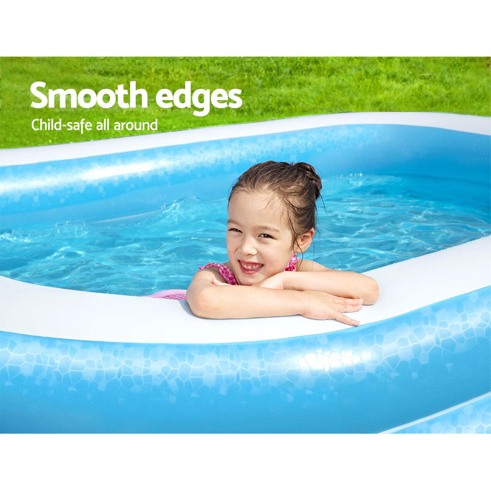 Bestway 262x175x51cm Kids Inflatable Above-Ground Pool 778L