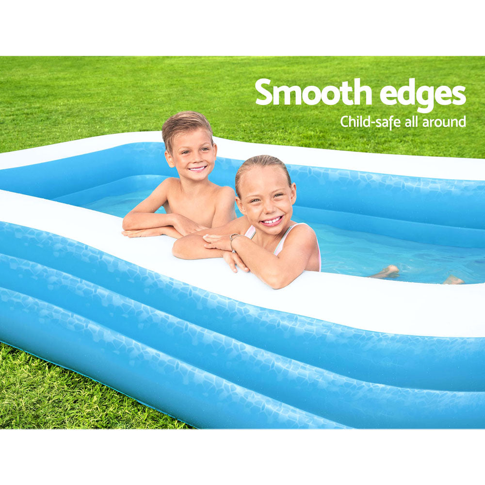 Bestway 305x183cm Kids Inflatable Above Ground Pool 1161L
