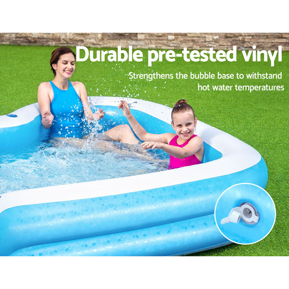Bestway 305x274cm Kids Inflatable Pool Above-Ground 1207L