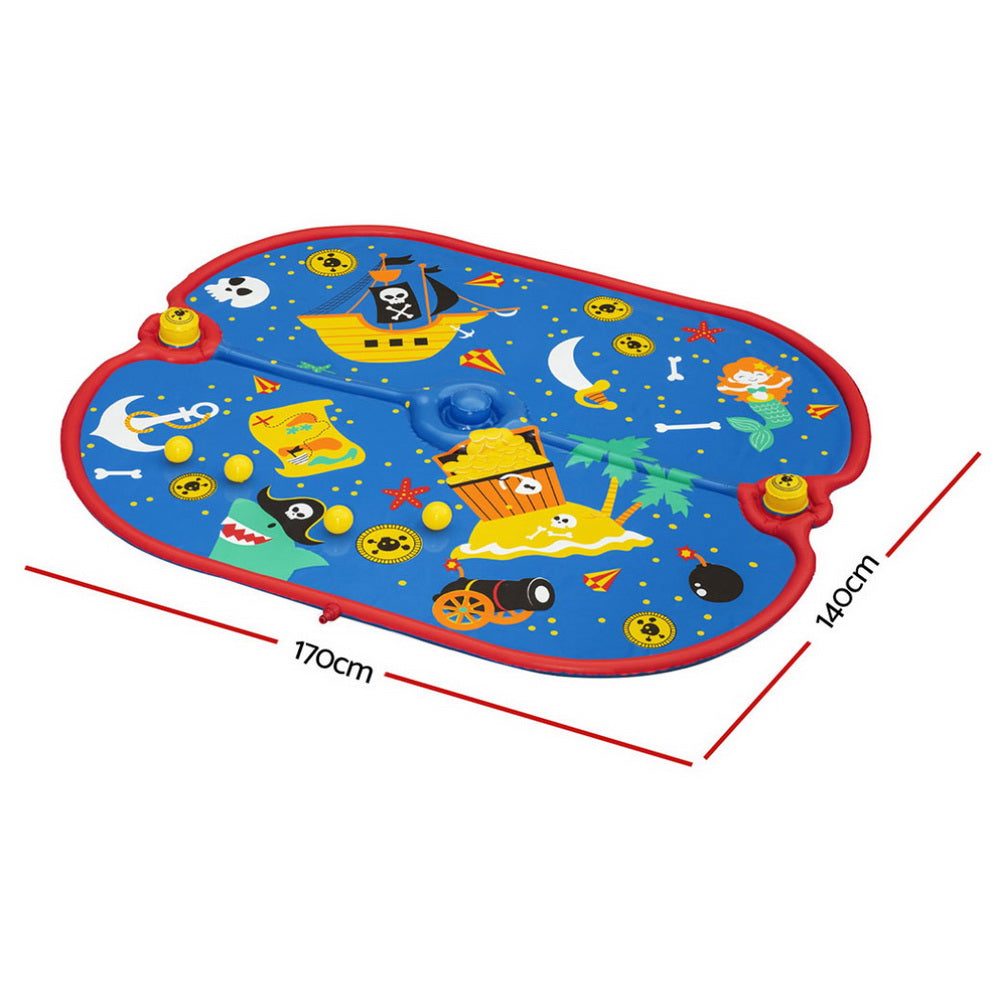Bestway 170cm x 140cm Kids Pirate Splash Pad Pool Sprinkler Mat