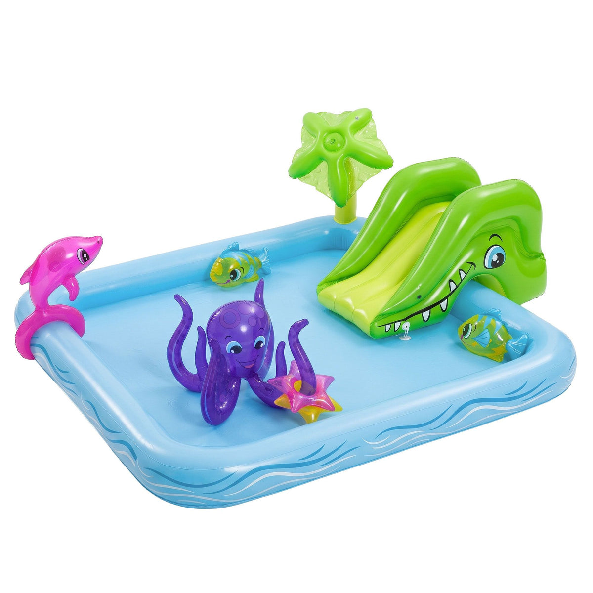 Bestway Kids Play Pool 239x206x86cm Inflatable Above Ground 308L
