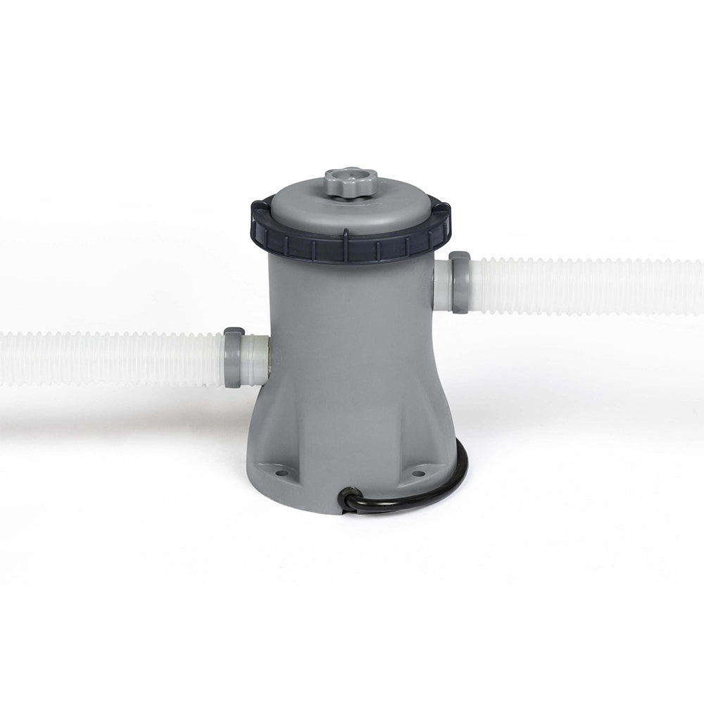 Bestway 4m Steel Frame Above Ground Pool with Filter Pump Blue
