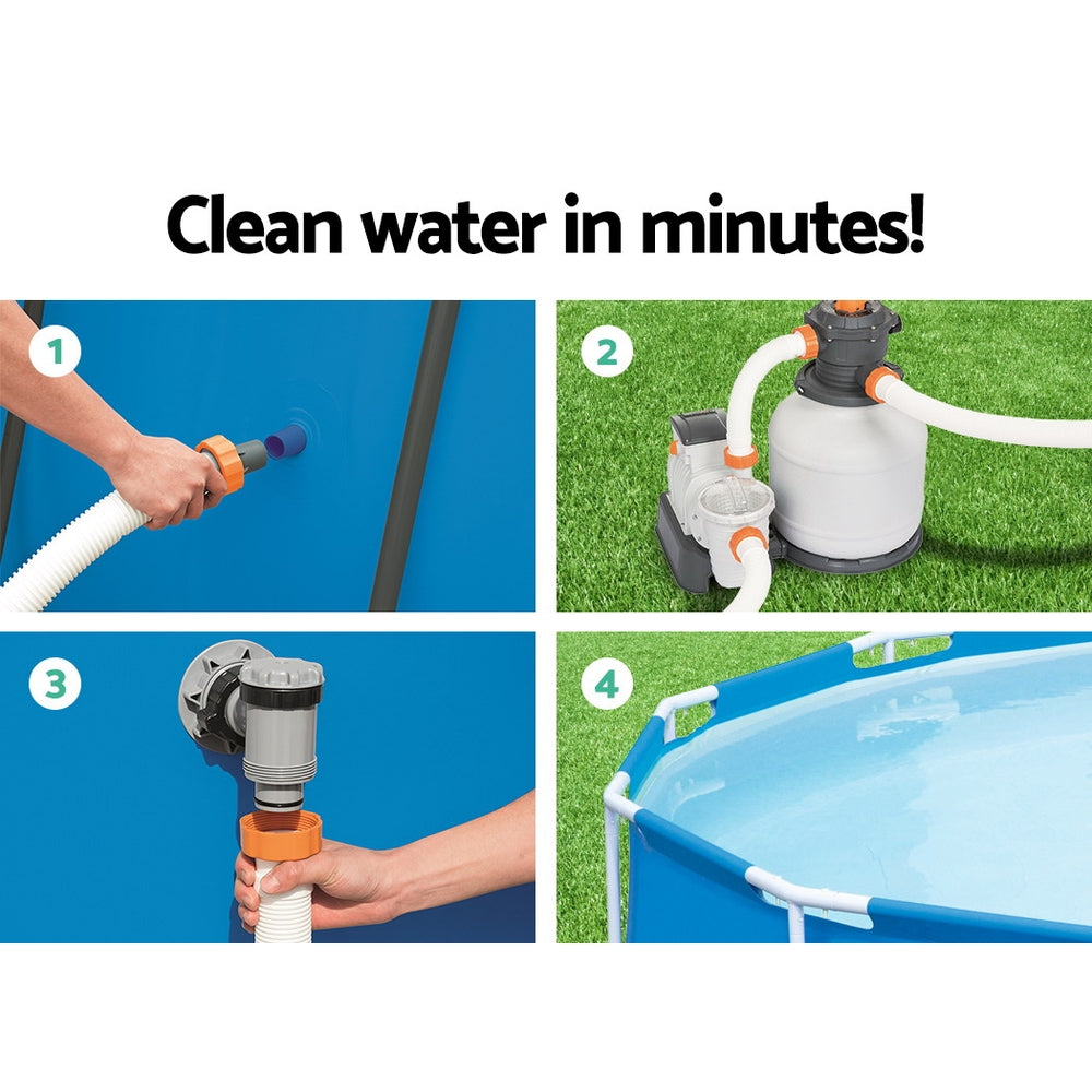 FlowClear 2200GPH Sand Filter Pool Pump