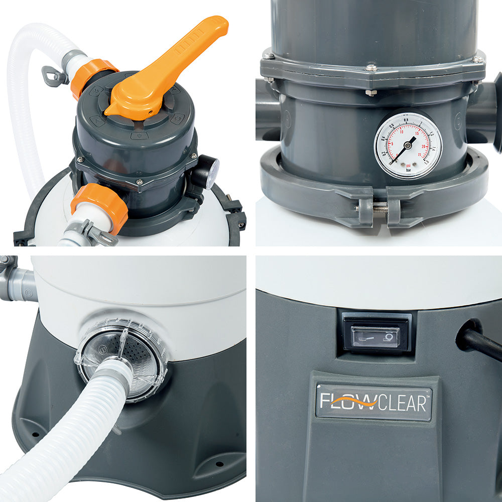 Flowclear 800GPH Sand Filter Pump for Pools