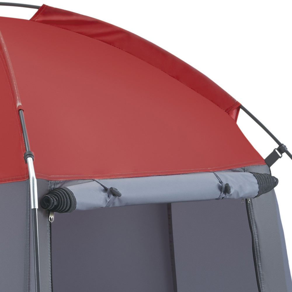 Bestway Portable Shower Tent Grey/Red Privacy Shelter