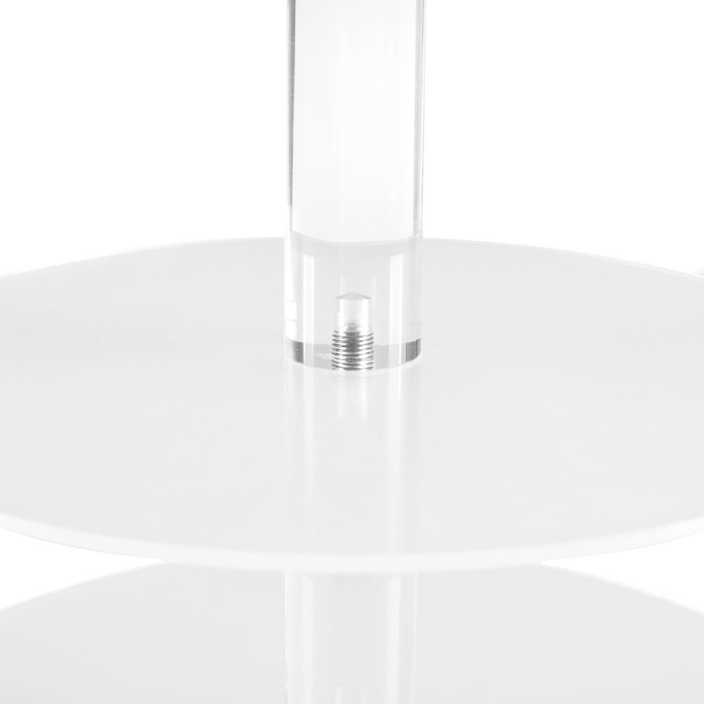 5-Star Chef 5-Tier Acrylic Cake Stand Clear Round Wedding Party Display