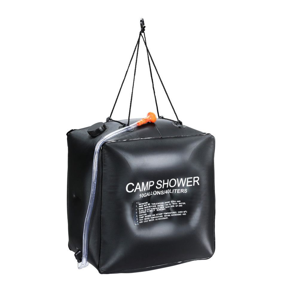 Weisshorn Camping Shower Bag 40L Black
