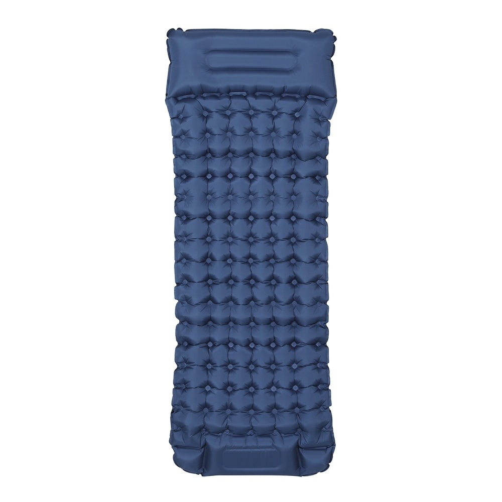 Weisshorn Single Self-Inflating Camping Mattress Blue