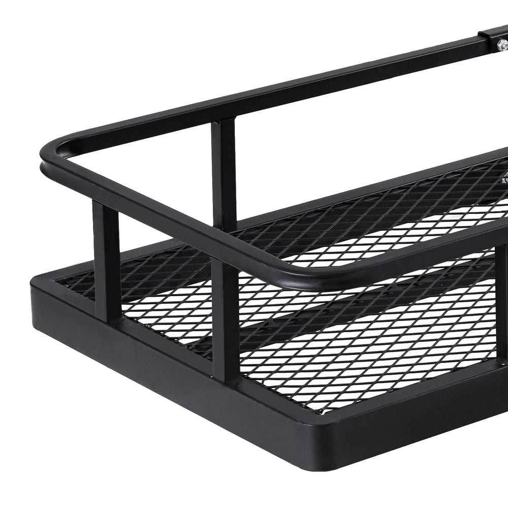 Giantz 152cm Car Roof Rack Foldable Cargo Carrier Black