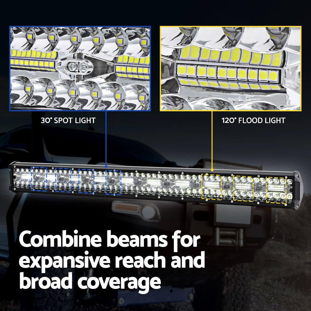 Giantz 28" LED Driving Light Bar Flood Spot Offroad Truck
