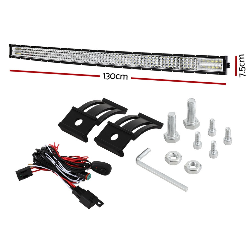 Giantz 50" LED Driving Light Bar Flood Spot Offroad Truck