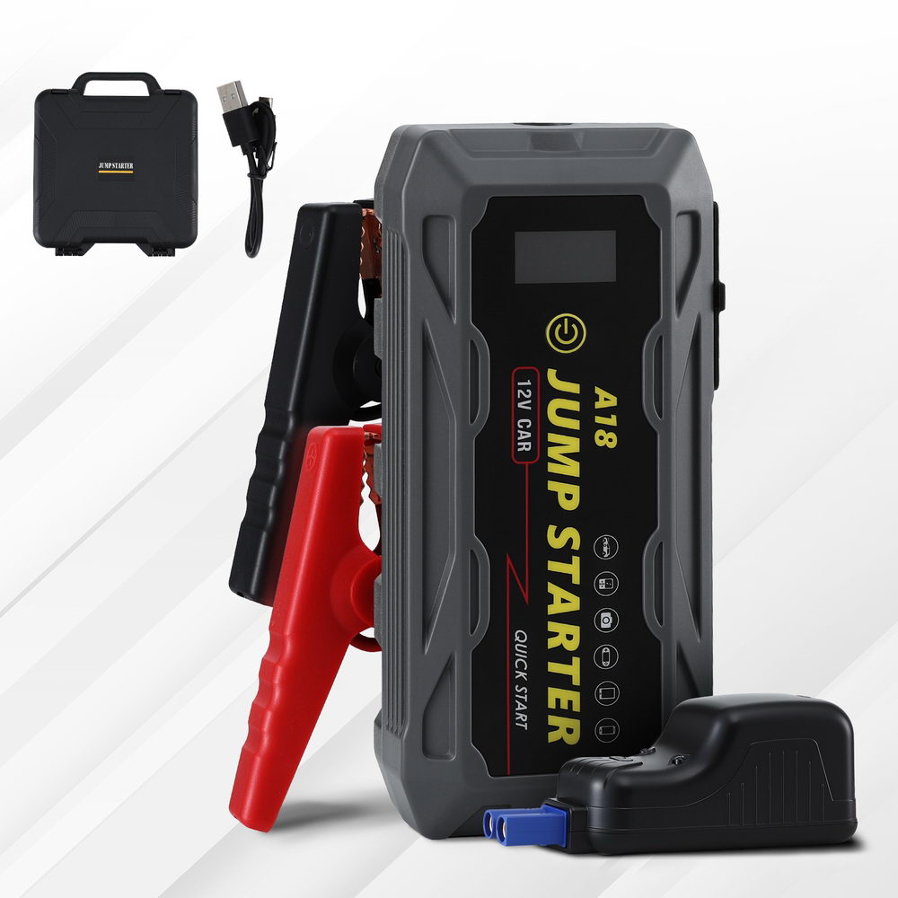Giantz 2000A 12V Portable Car Jump Starter Power Bank & LED Flashlight