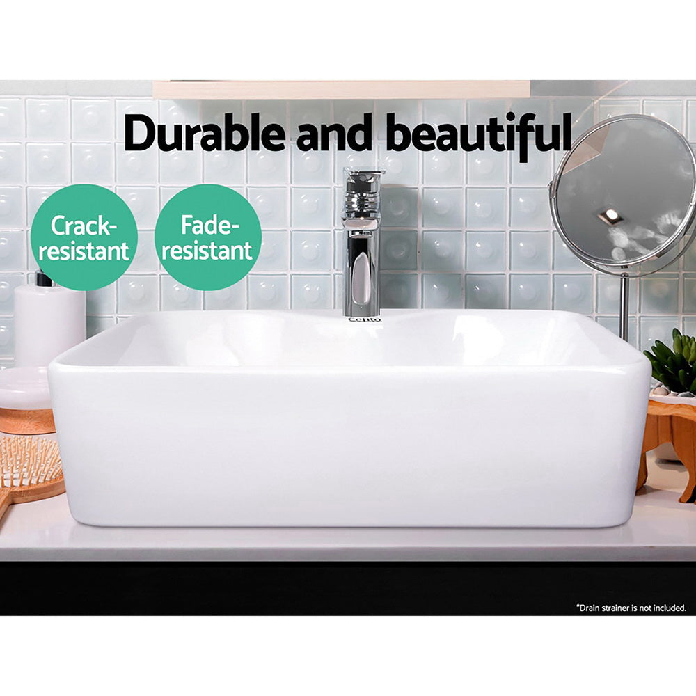 Cefito 48x38cm Ceramic Vanity Basin White