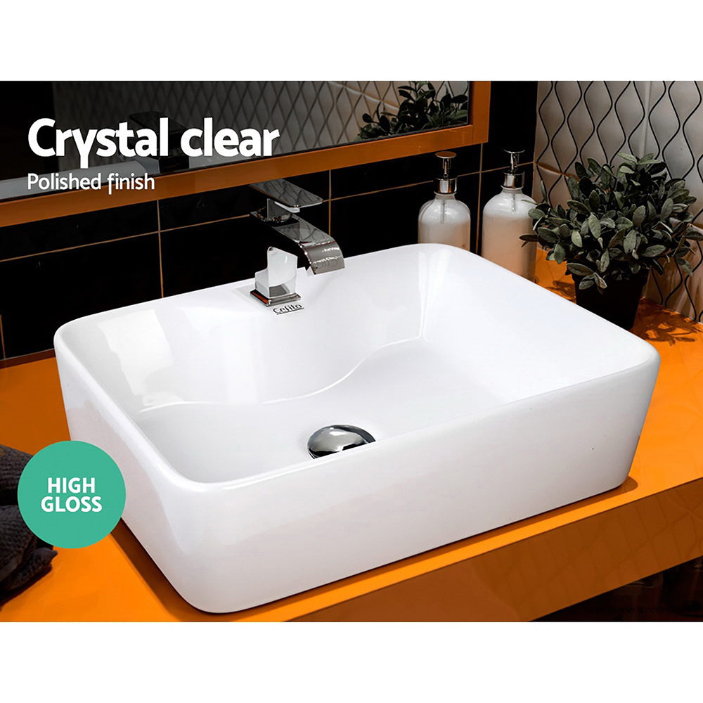 Cefito 48x38cm Ceramic Vanity Basin White