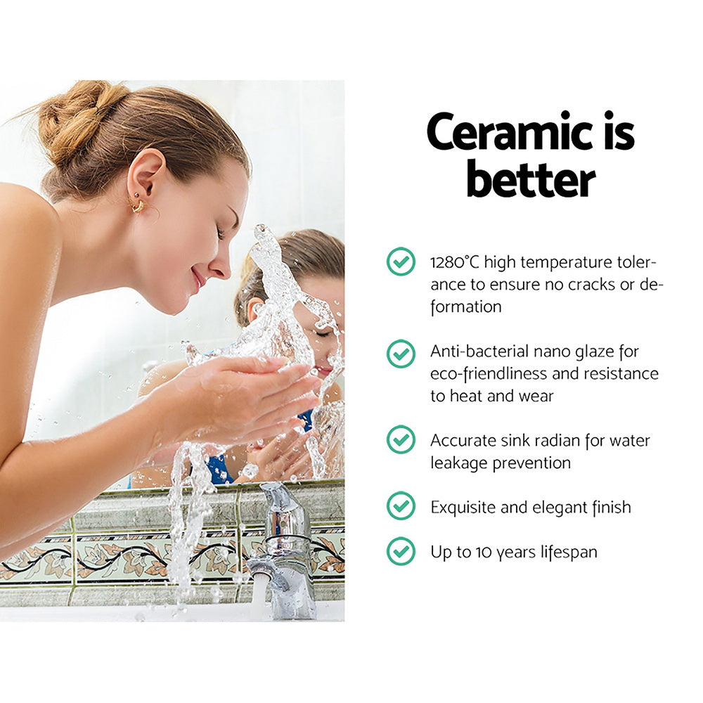 Cefito 41cm Ceramic Vanity Basin White