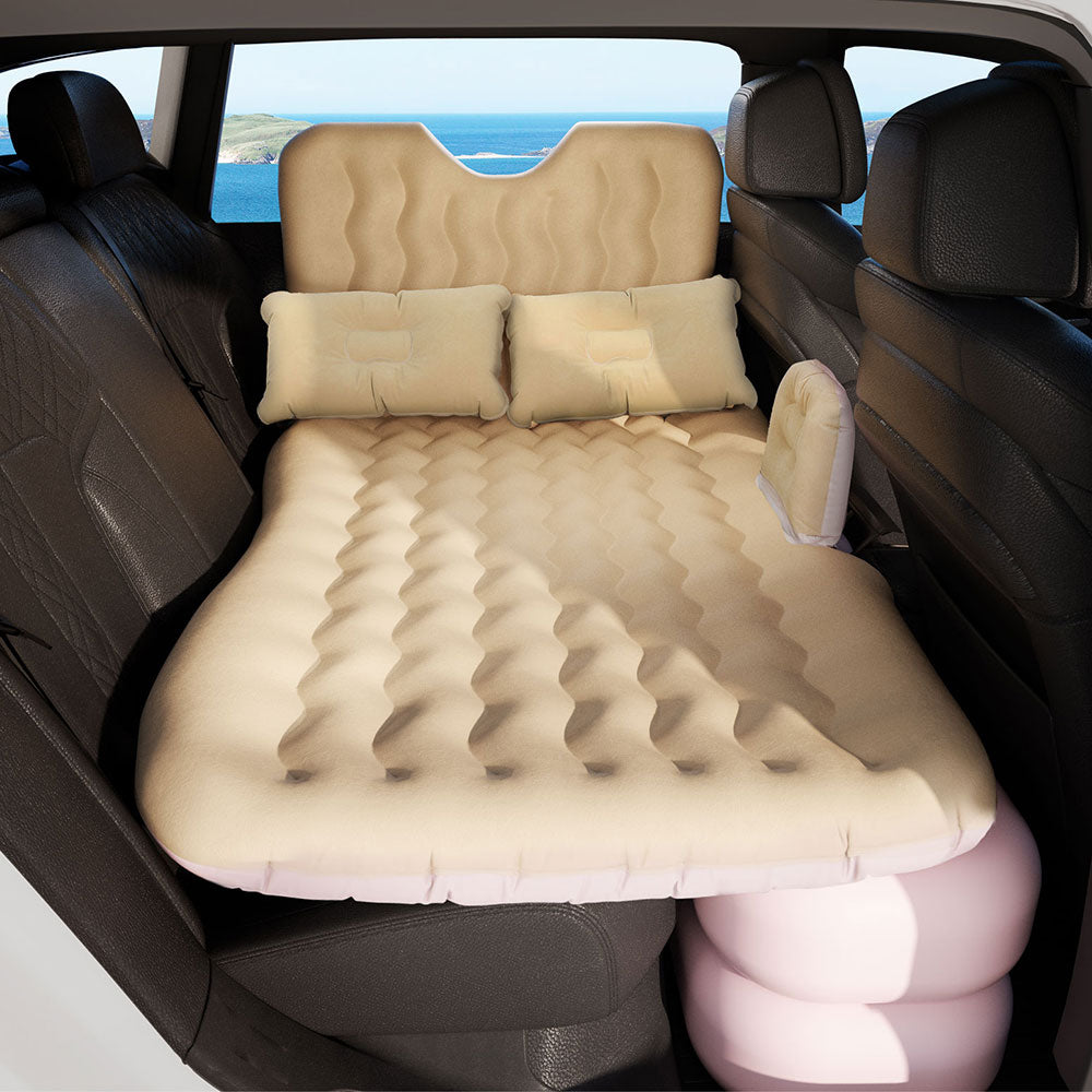 Weisshorn Inflatable SUV Car Mattress 176x80 Beige Camping Bed