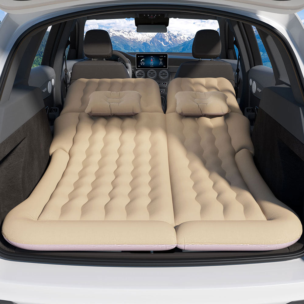 Weisshorn Inflatable SUV Camping Mattress 175x130 Beige