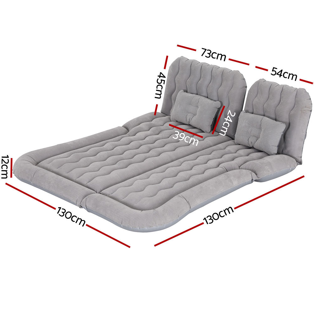 Weisshorn Inflatable SUV Camping Mattress 175x130 Grey