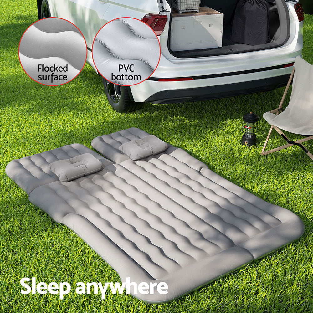 Weisshorn Inflatable SUV Camping Mattress 175x130 Grey