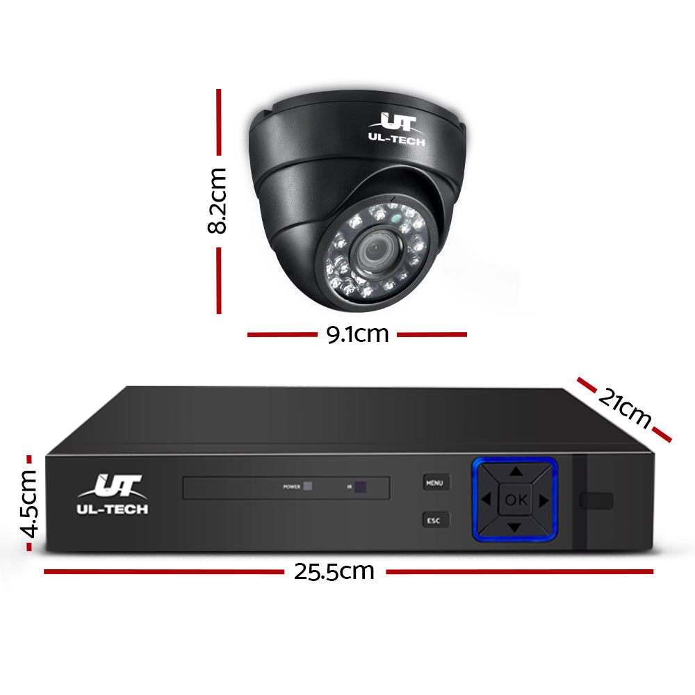 UL-Tech 8CH DVR 8-Camera CCTV Security System 2TB Outdoor 1080P