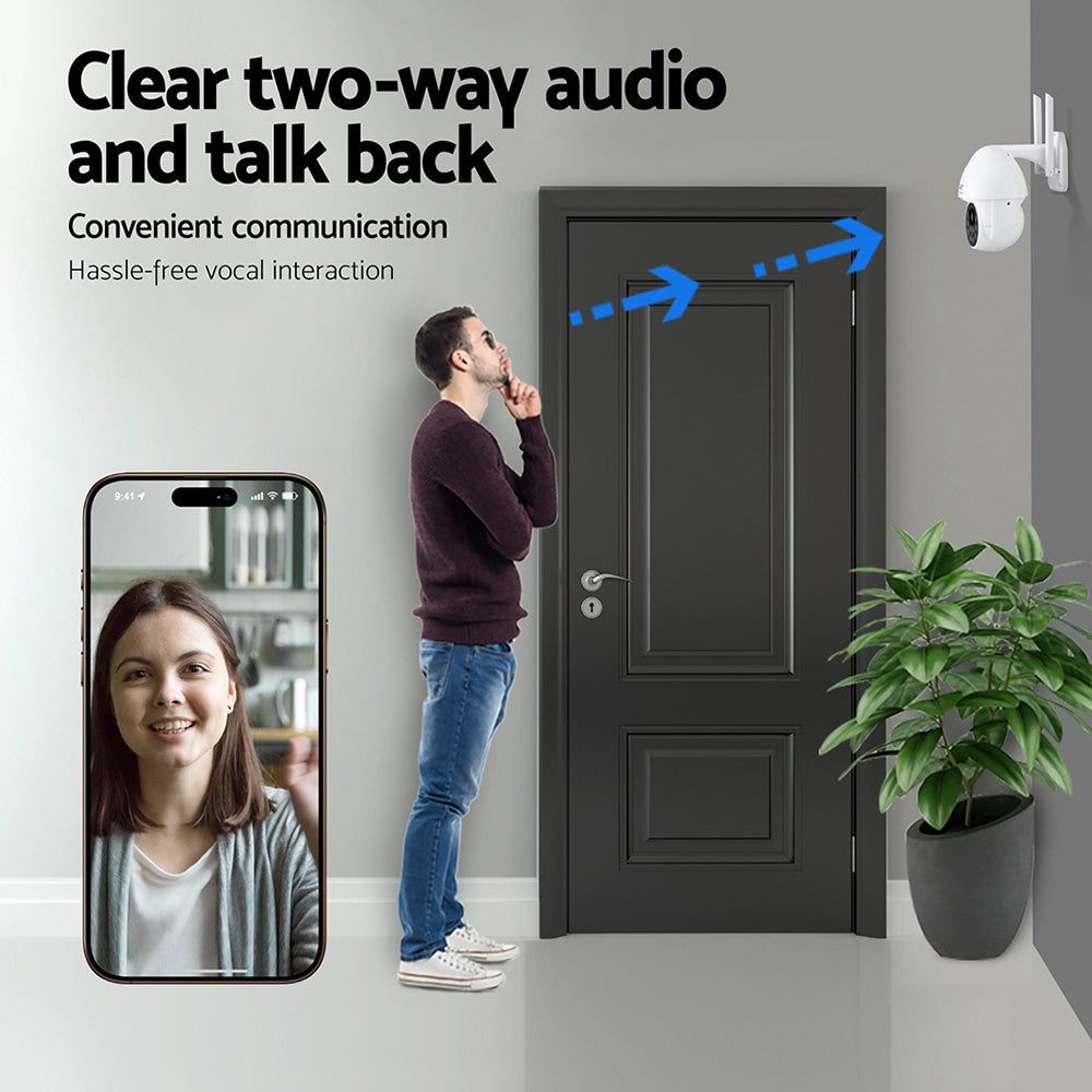 UL-Tech 1080P Wireless IP Camera Security WiFi White