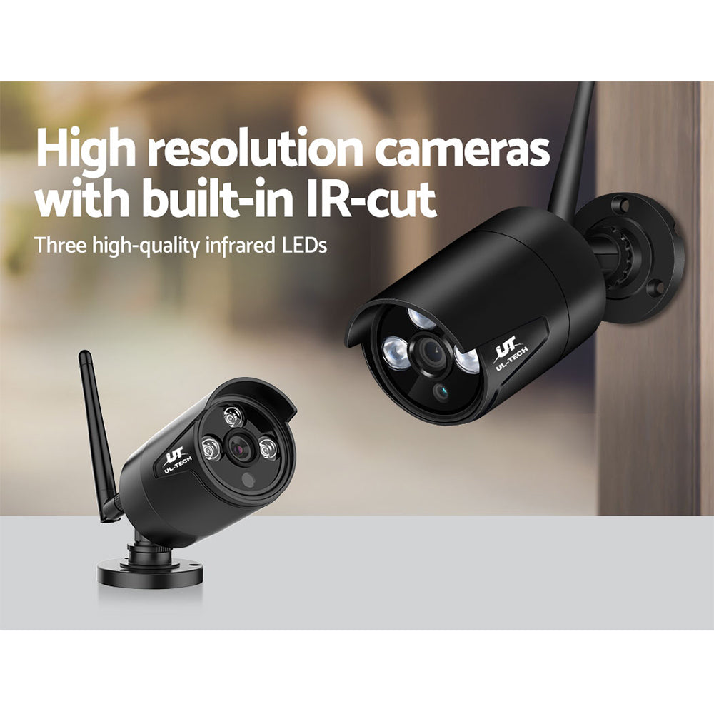 UL-Tech 3MP Wireless Bullet CCTV Camera Outdoor/Indoor