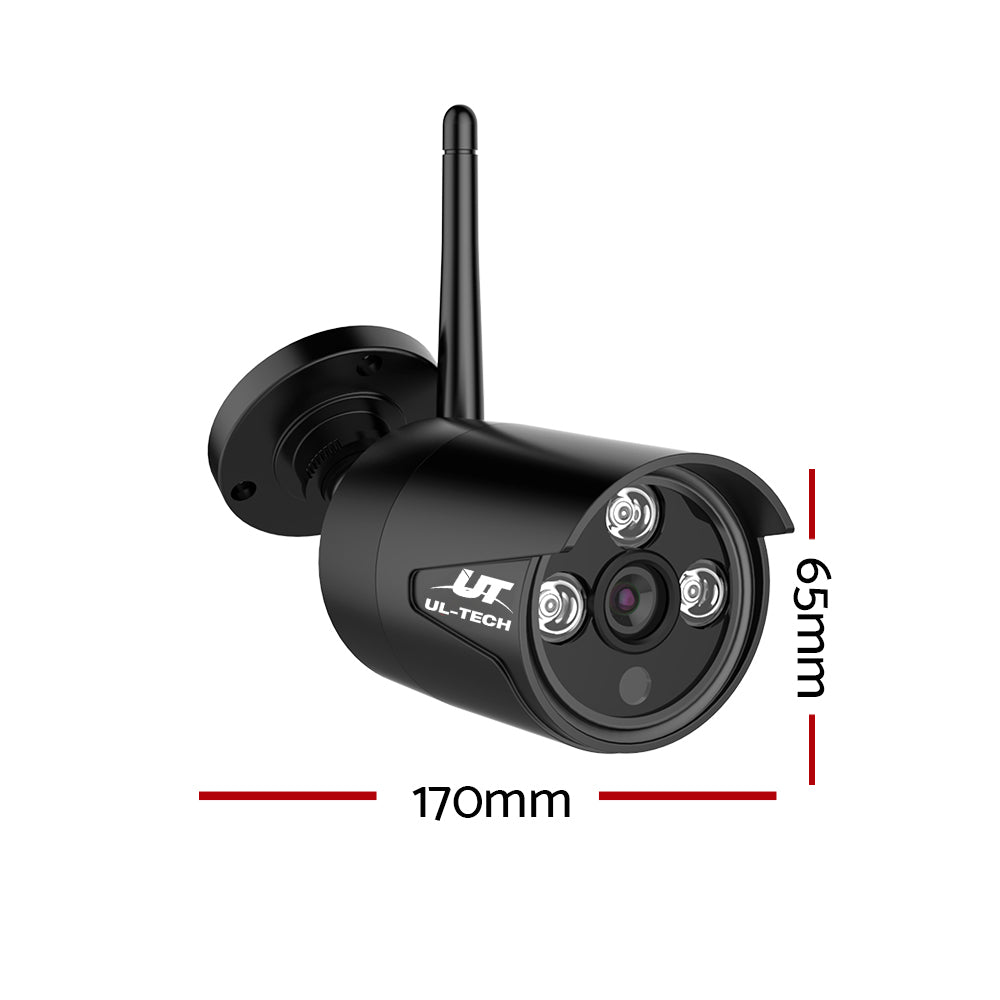 UL-Tech 3MP Wireless Bullet CCTV Cameras 2 Pack