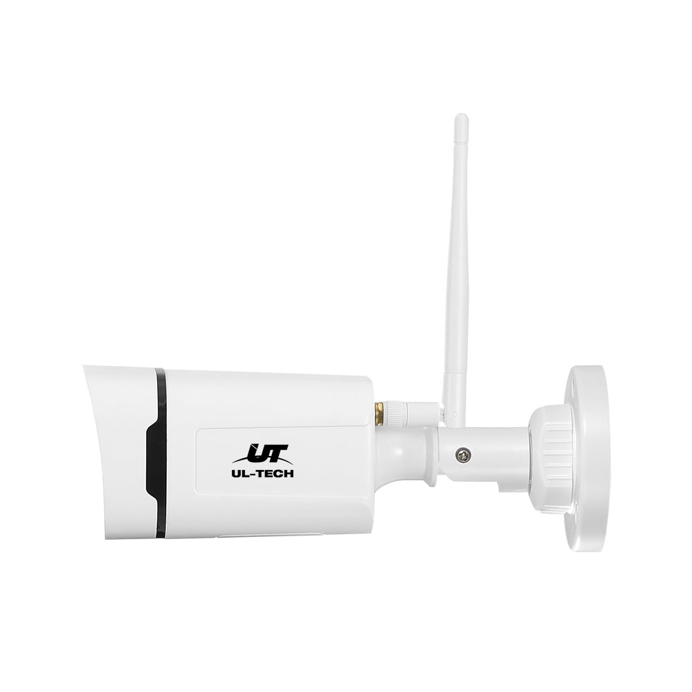Square 3MP Wireless CCTV Cameras 2-Pack White