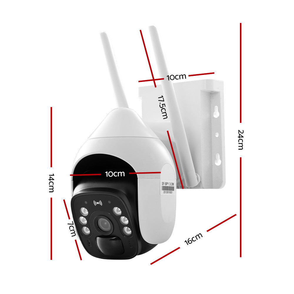 UL-Tech 3MP Wireless IP Security Camera White