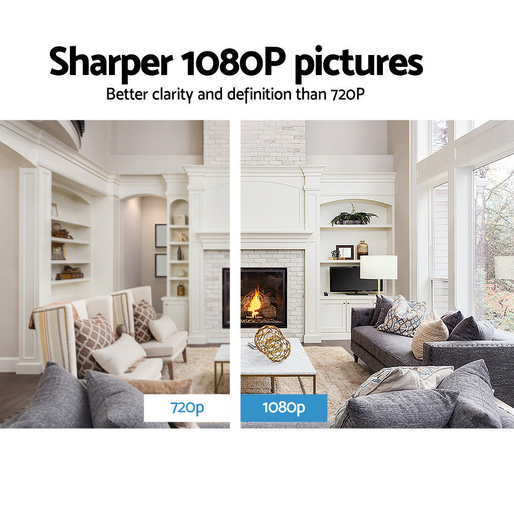 UL-Tech 1080P Wireless IP Security Camera Black