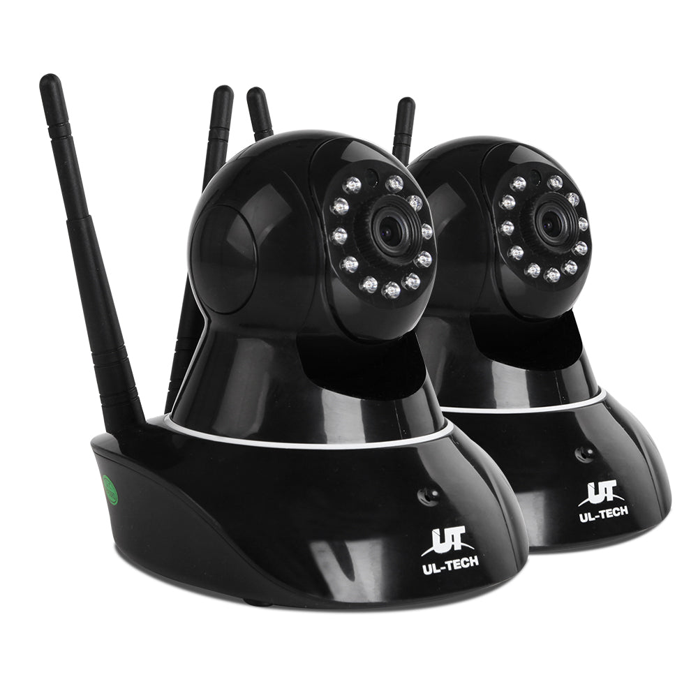 UL-Tech 1080P Wireless IP Security Camera Black
