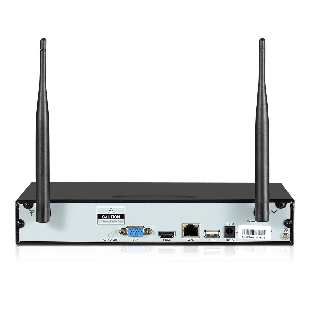 UL-tech 8CH NVR Wireless CCTV Security System 3MP 4 Bullet Cameras