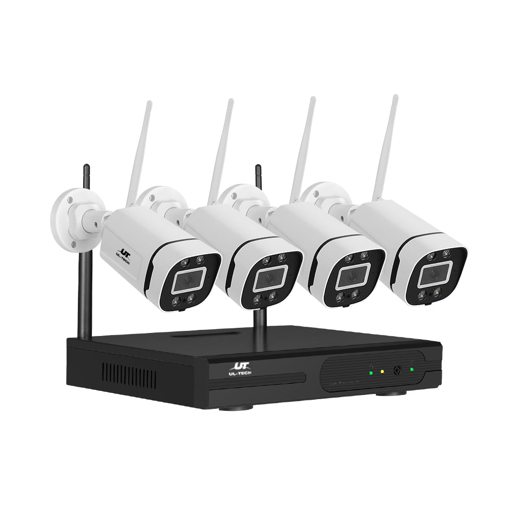 8CH 3MP Wireless CCTV Security System, Day/Night Vision, UL-tech