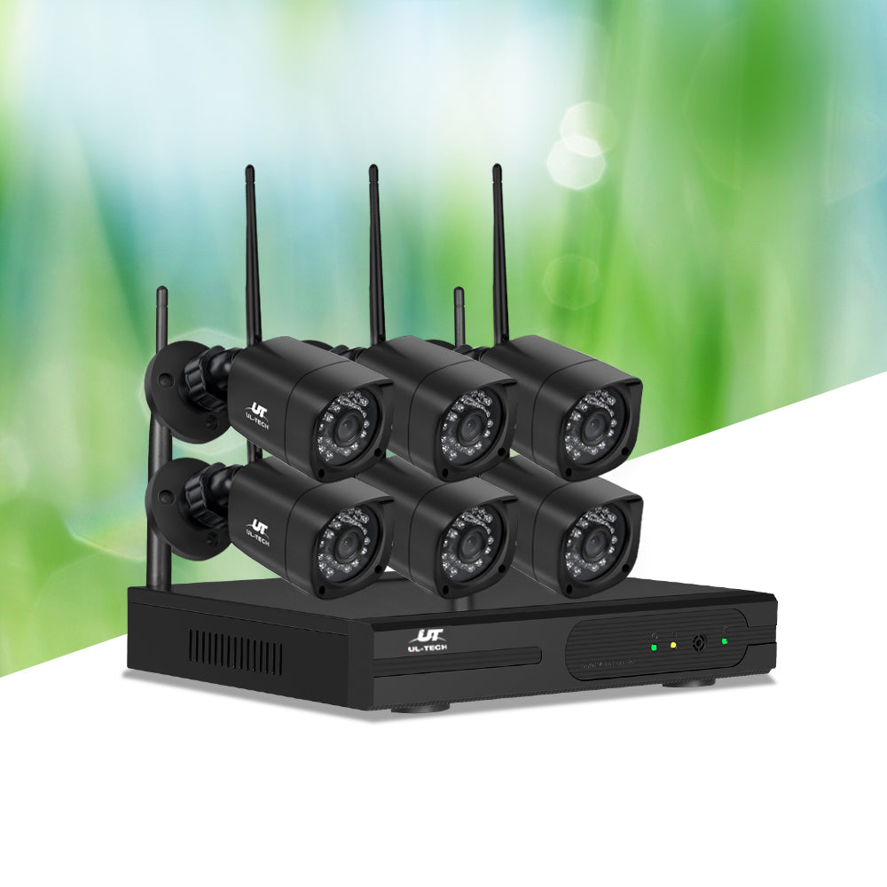 UL-TECH 3MP 8CH NVR Wireless Security Cameras Set
